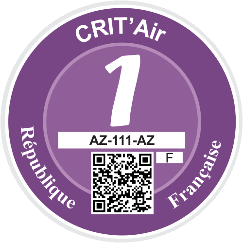 Vignette Crit'Air 1