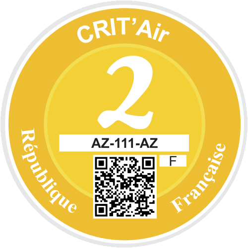 Vignette Crit'Air 2