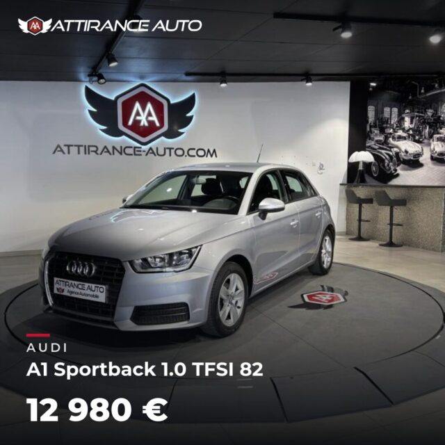 🔎 À découvrir dans notre parc ! 🚘 AUDI A1 Sportback 1.0 TFSI 82 ⏱️ 2016 · 102 447 km · Essence · boîte manuelle · 82 ch 💰 12 980 € ✅ Garantie incluse · Livraiso