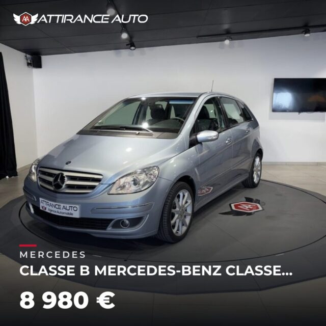 ⭐ Coup de cœur de la semaine ! 🚘 MERCEDES CLASSE B MERCEDES-BENZ CLASSE B 180 CDI Sport ⏱️ 2007 · 115 285 km · Diesel · boîte manuelle · 109 ch 💰 8 980 € ✅ Gara